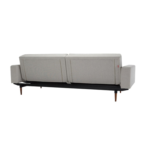 Duplexo Styletto Sofa Bed With Armrests / Dark Wood